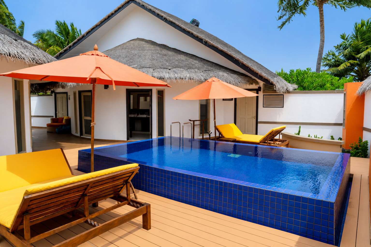 Velavaru Three Bedroom Pool Deck 2